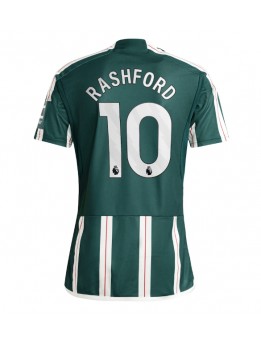 Moški Nogometna dresi replika Manchester United Marcus Rashford #10 Gostujoči 2023-24 Kratek rokav